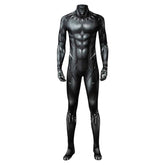 Marvel 2018 Black Panther T'Challa Junpsuit Full Set Cosplay Kostüm - cosplaycartde